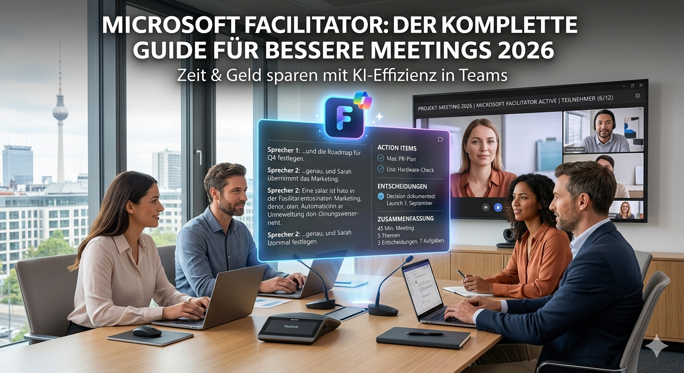 Microsoft Facilitator: Der komplette Guide für bessere Meetings 2026