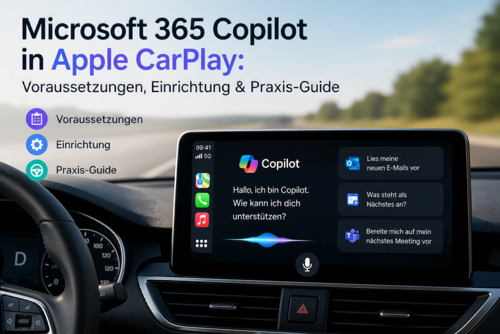 Copilot in CarPlay: Einrichtung & Voraussetzungen