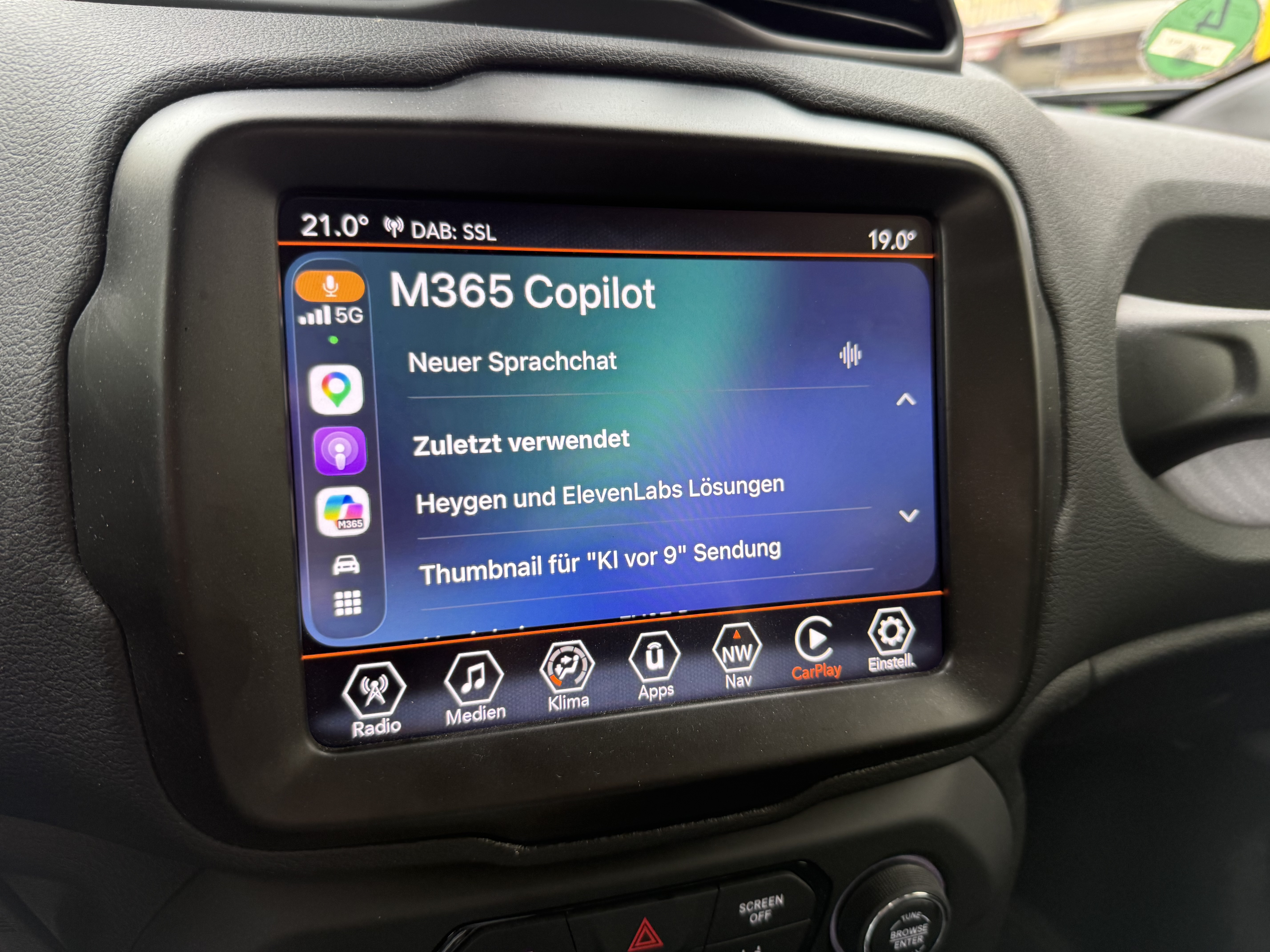 Copilot in CarPlay: Der erste Praxistest im Auto