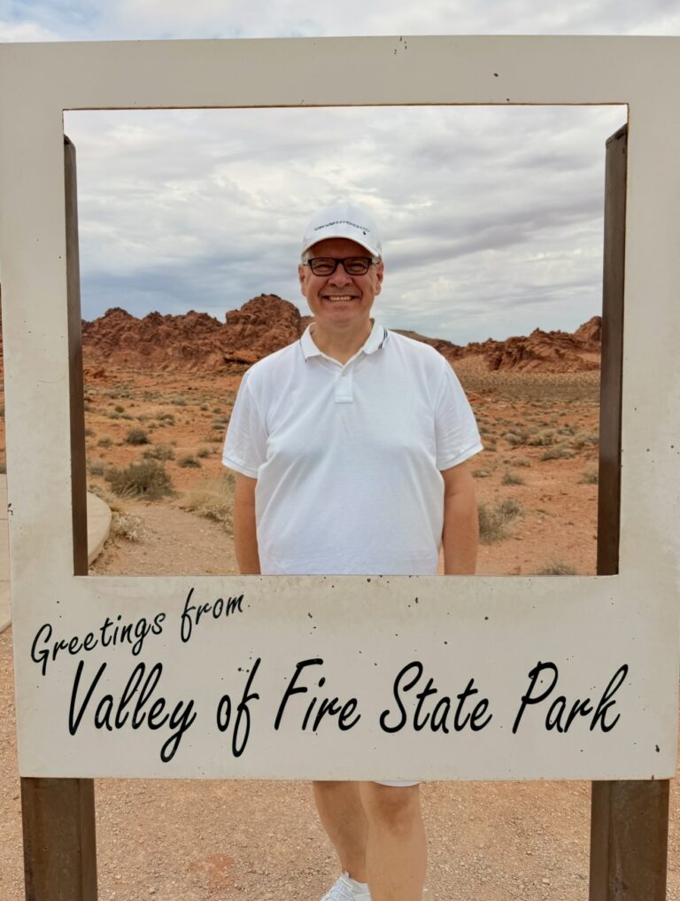 Michael Reischer im Valley of Fire Nevada USA