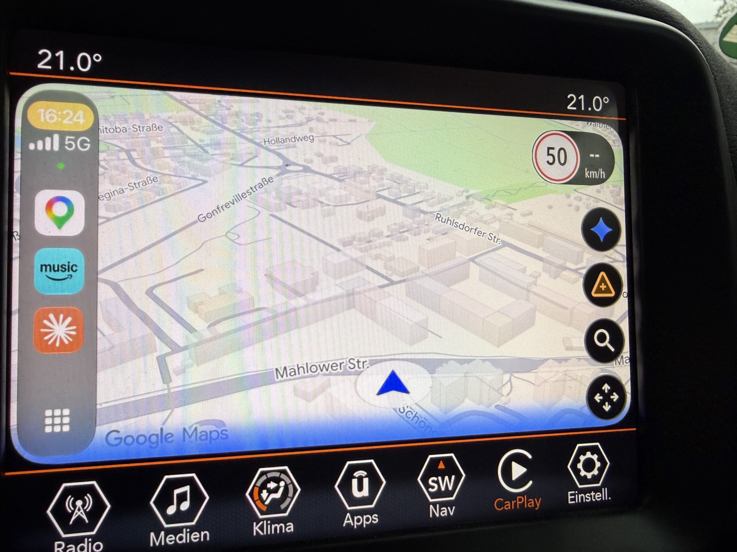 gemini google maps CarPlay